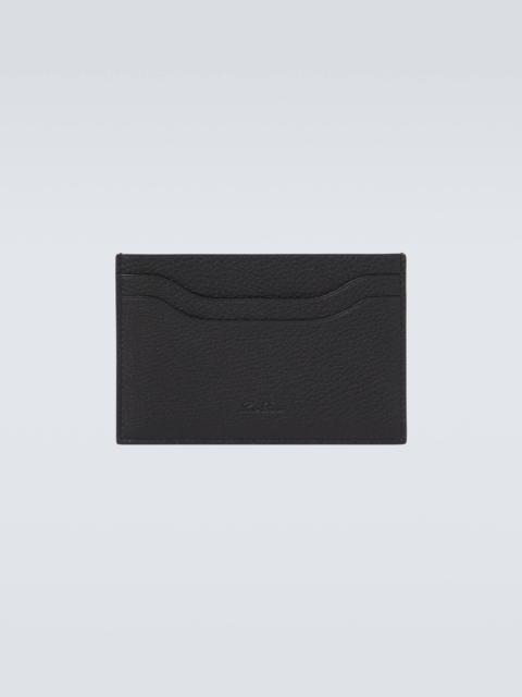 Loro Piana Extra Double leather card holder