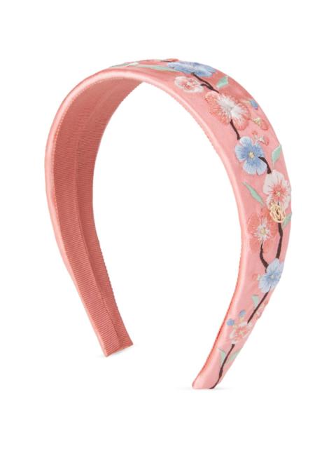 MAISON MICHEL Miwa floral-print headband