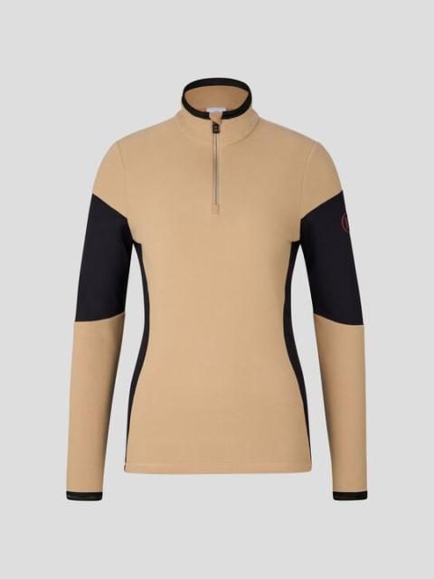 BOGNER Becky Fleece first layer in Camel/Black