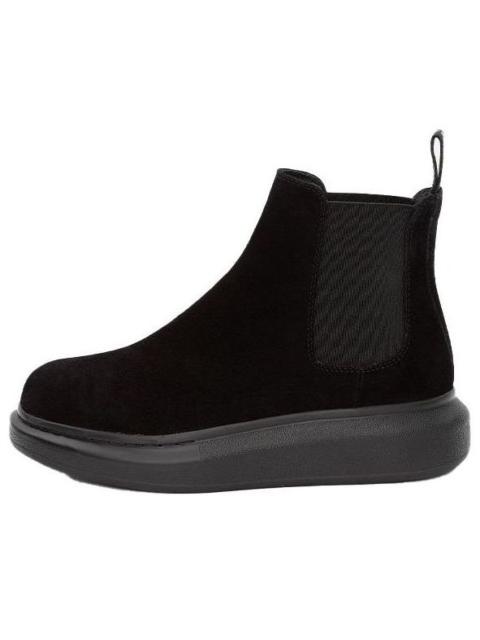 Alexander McQueen (WMNS) 알렉산더 맥퀸 하이브리드 첼시 부팅 '블랙 스웨이드'586398WHXK61000