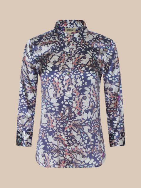 L'AGENCE Dani Silk Blouse