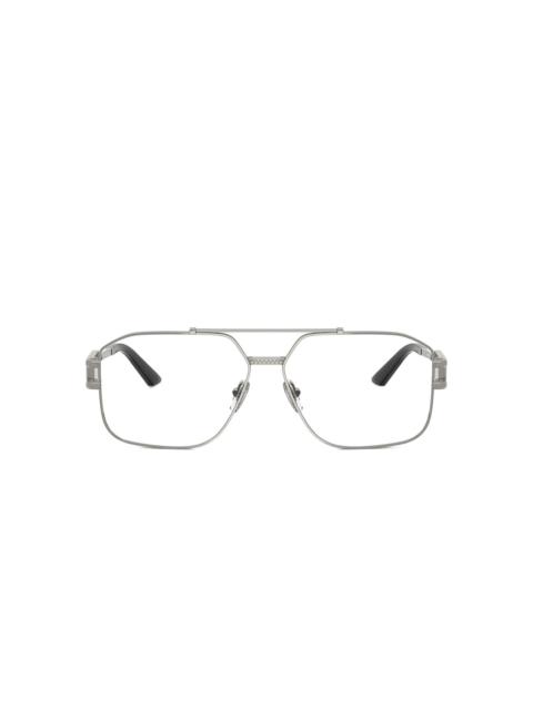 VERSACE metal-frame pilot-frame glasses