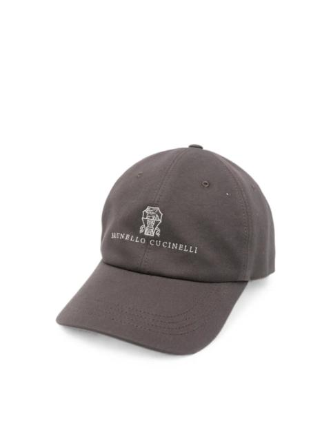 Brunello Cucinelli EMBROIDERED-LOGO BASEBALL CAP