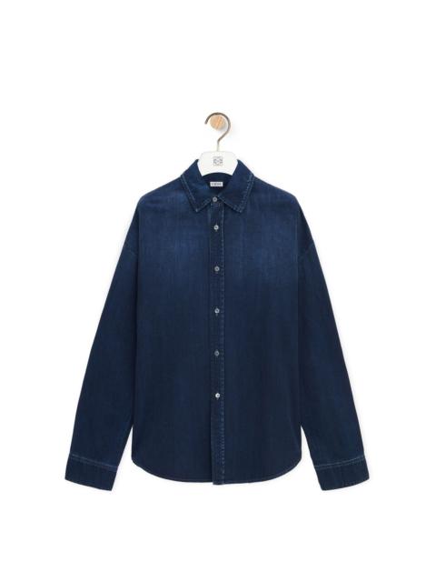 Loewe Anagram overshirt in denim