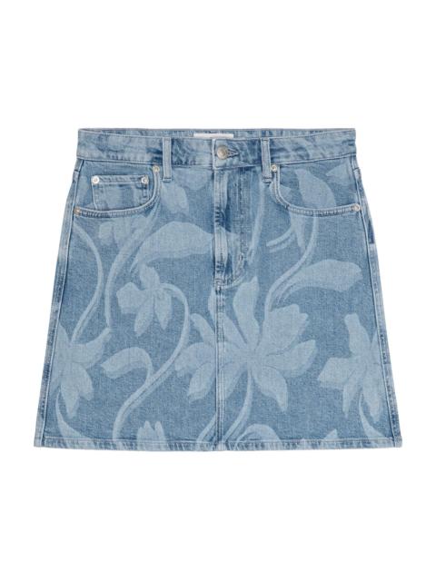 Rails Women's Burbank Floral Denim Miniskirt - Floral Laser