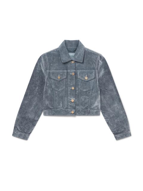 CASABLANCA Peach Textured Denim Jacket