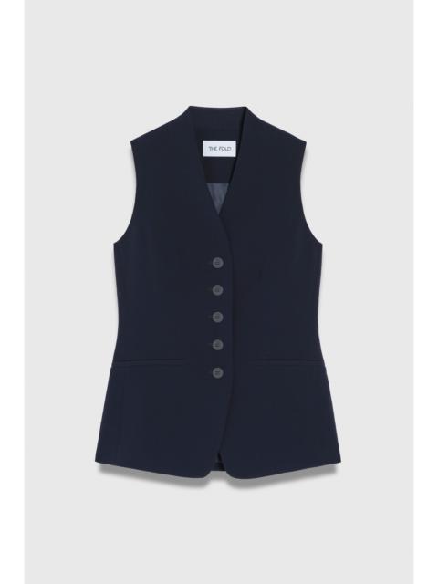THE FOLD Clever Crepe Hartley Waistcoat