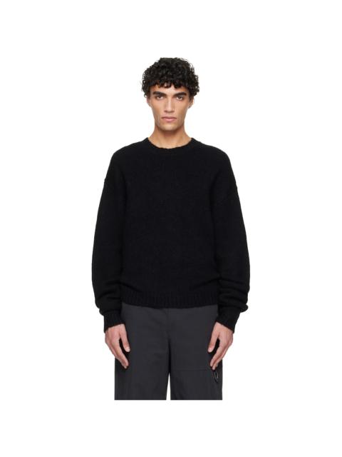 HELIOT EMIL™ Black Roan Alpaca Knit Sweater