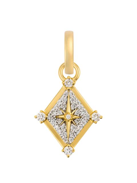 FOUNDRAE Diamond Pave Miniature Inner Light Pendant