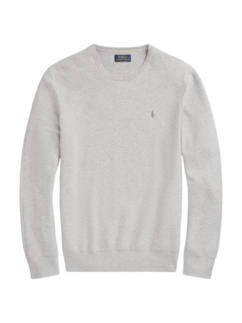 Polo Ralph Lauren Men's Cotton Crewneck Sweater - Andover Heather