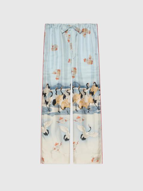 GUCCI Online Exclusive pond print pajama pant