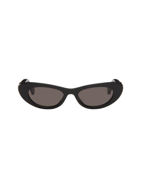 Bottega Veneta Black Snap Sunglasses