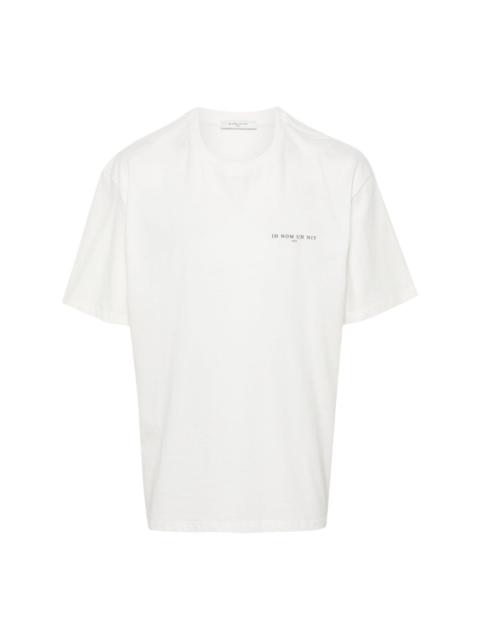 ih nom uh nit logo-print cotton T-shirt