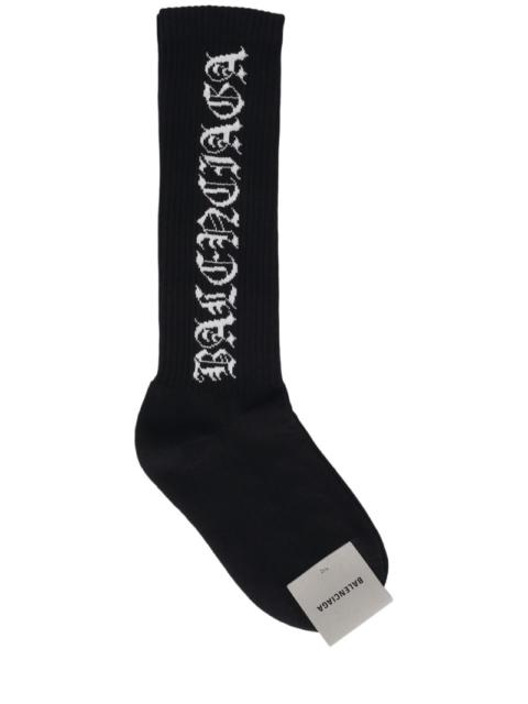 BALENCIAGA Cotton blend tennis socks