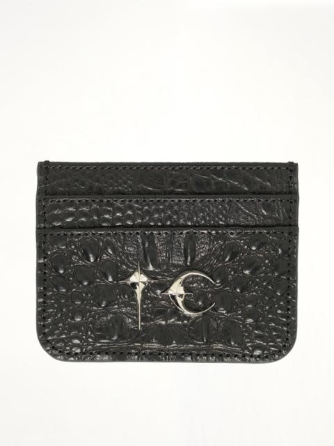 Thug Club TC Crocodile Card Holder in Black