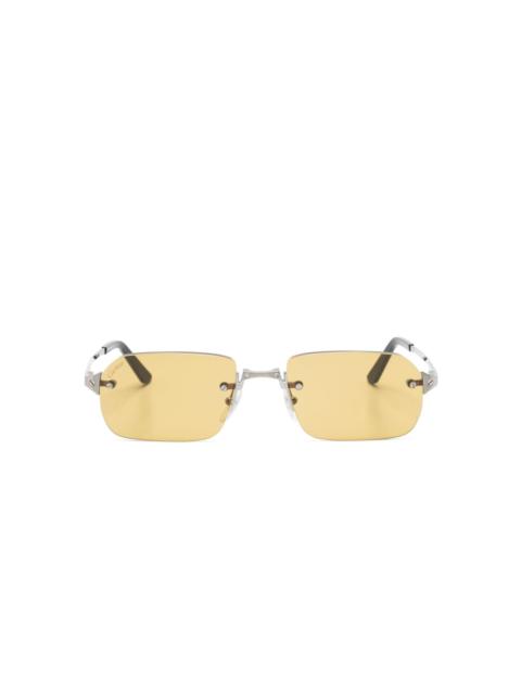 Cartier rectangle-frame sunglasses