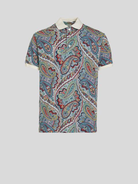 Etro PAISLEY PRINT POLO SHIRT