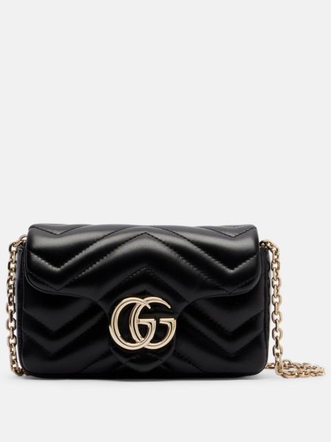 GUCCI GG Marmont Mini leather shoulder bag