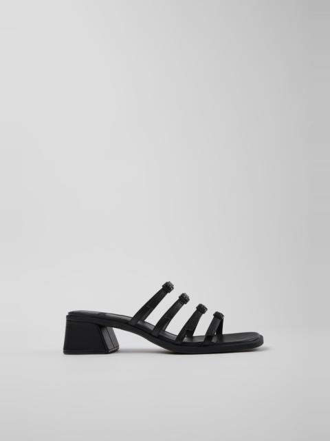 CAMPERLAB Black Leather Sandals for Women.