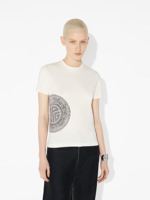 Jean Paul Gaultier THE WHITE LAUREL STAMPED BABY TEE