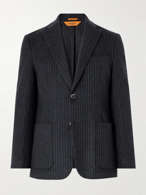 BARENA Pinstriped Wool-Blend Blazer