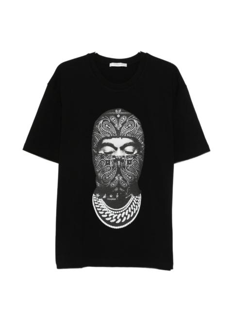 ih nom uh nit Ih Nom Uh Nit Paisley Mask Front T-shirt