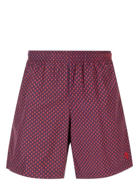 Alexander McQueen Skull polka dot-print swim shorts