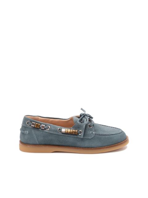 PINKO lace-up fastening loafers
