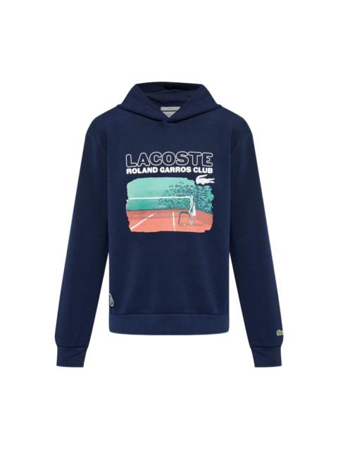 LACOSTE x Roland Garros graphic-print hoodie