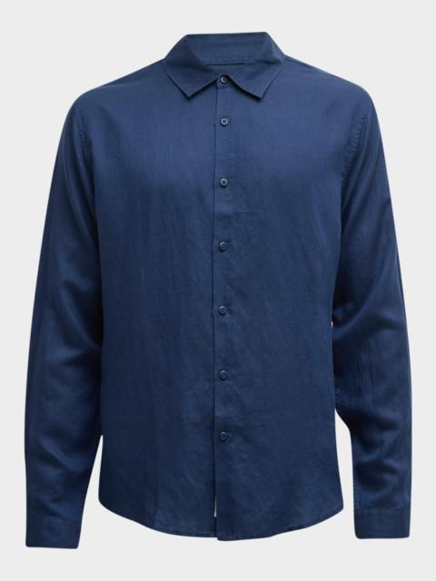 onia Men's Air Linen Casual Button-Down Shirt
