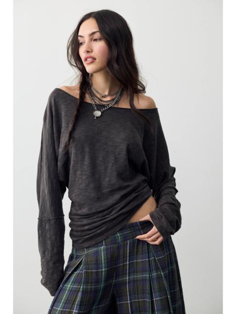 FREE PEOPLE We The Free Europa Off-The-Shoulder Long Sleeve Top