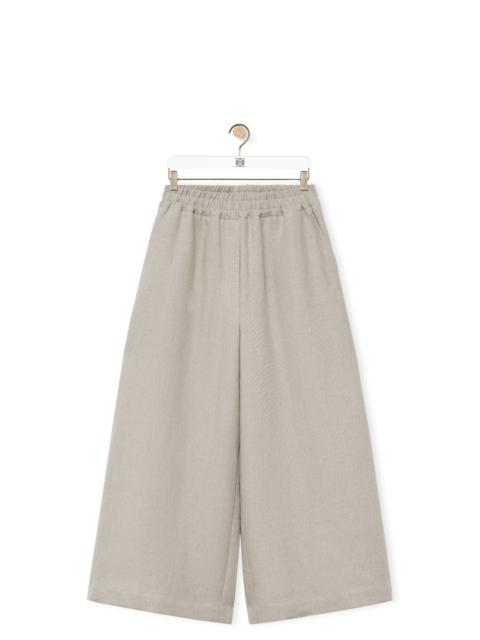 Loewe Cropped trousers in linen