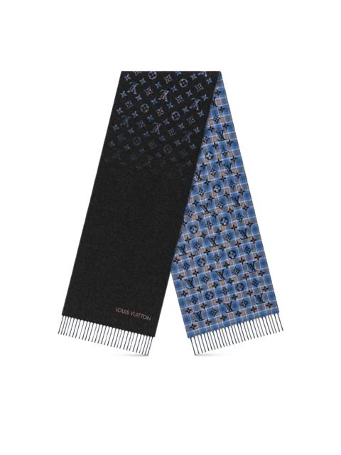 Louis Vuitton Monogram Gradient Tartan Scarf