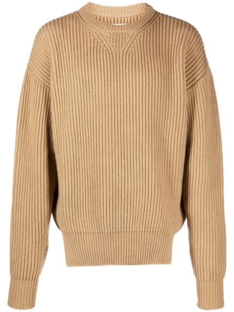 Jil Sander crew-neck ribbed-knit jumper