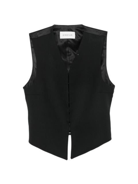 armarium Guia V-neck button-up waistcoat