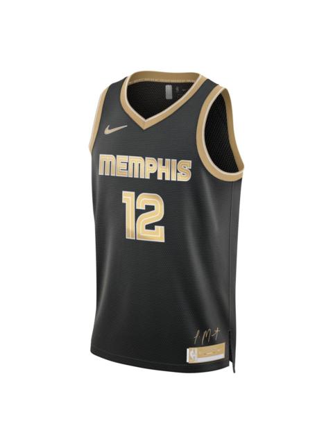 Nike Nike Dri-FIT NBA Ja Morant Memphis Grizzlies 2024 Select Series Swingman Jersey 'Black Gold' FN5915-