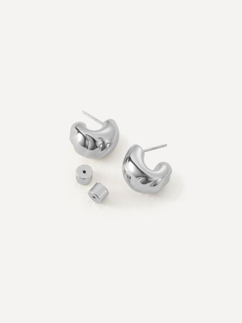 JENNY BIRD Silver-Plated Nelle Hoop Earrings
