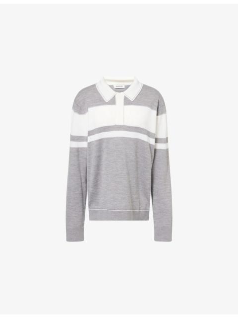 SIMKHAI Louis Striped Wool Jumper