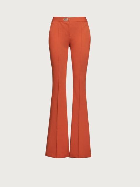 FERRAGAMO JERSEY FLARED TROUSER