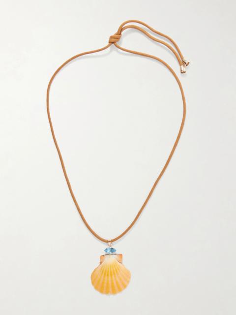 Jennifer Behr Cleodora Embellished Seashell Necklace