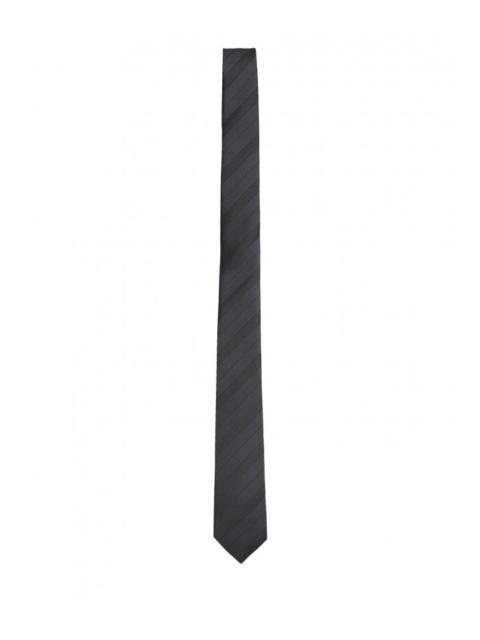 SAINT LAURENT Striped tie in silk