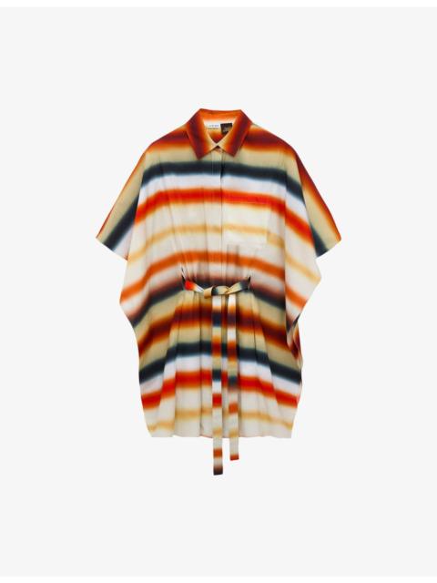 Loewe Loewe x Paula's Ibiza Striped Cotton-Blend Kaftan