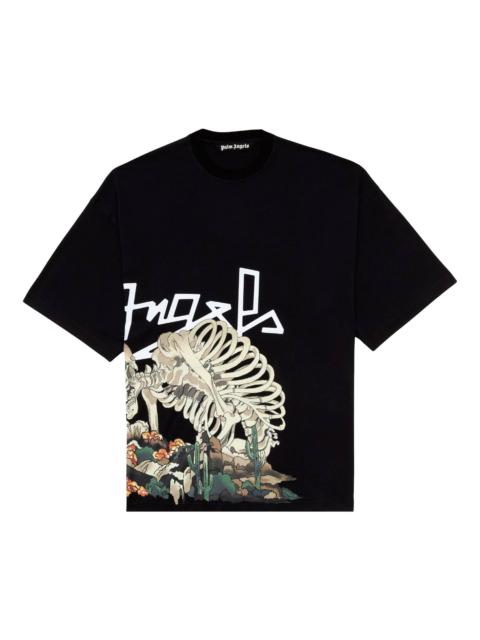 Palm Angels Desert Skull Over Tee 'Black/Multicolor'