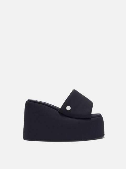 THE ATTICO "MOCHI" BLACK FLATFORM
