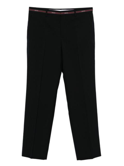 GUCCI logo-band trousers