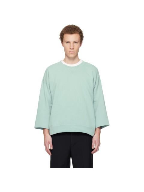 visvim Blue Jumbo SB 3/4 DMGD Sweatshirt