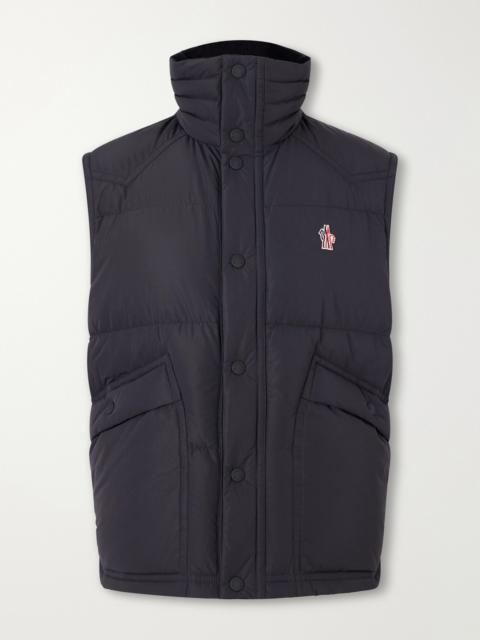 Moncler Grenoble Logo-Appliquéd Corduroy-Trimmed Quilted Shell Down Gilet