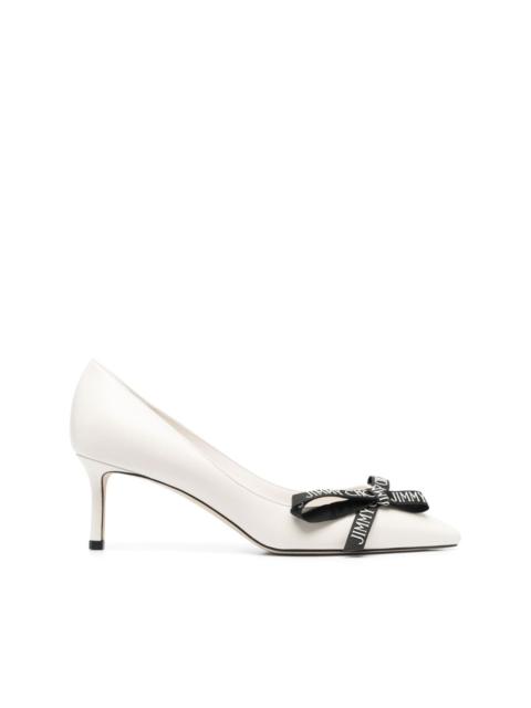 JIMMY CHOO Romy bow-detail pumps
