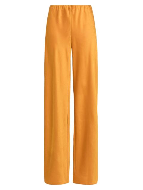 Vince Women's Satin High-Rise Pants - Clementine