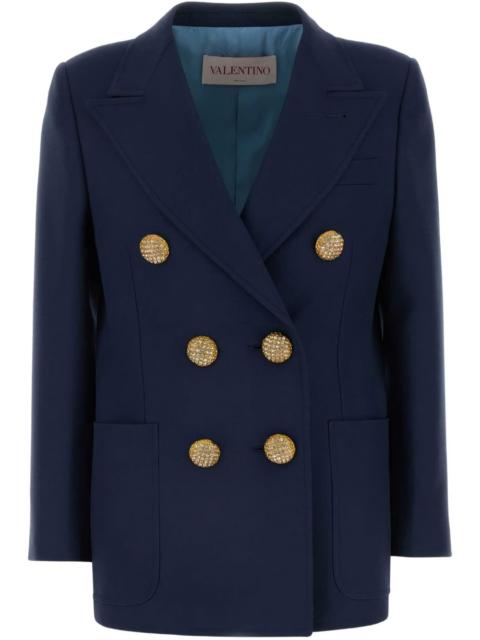 Valentino crystal-embellished blazer